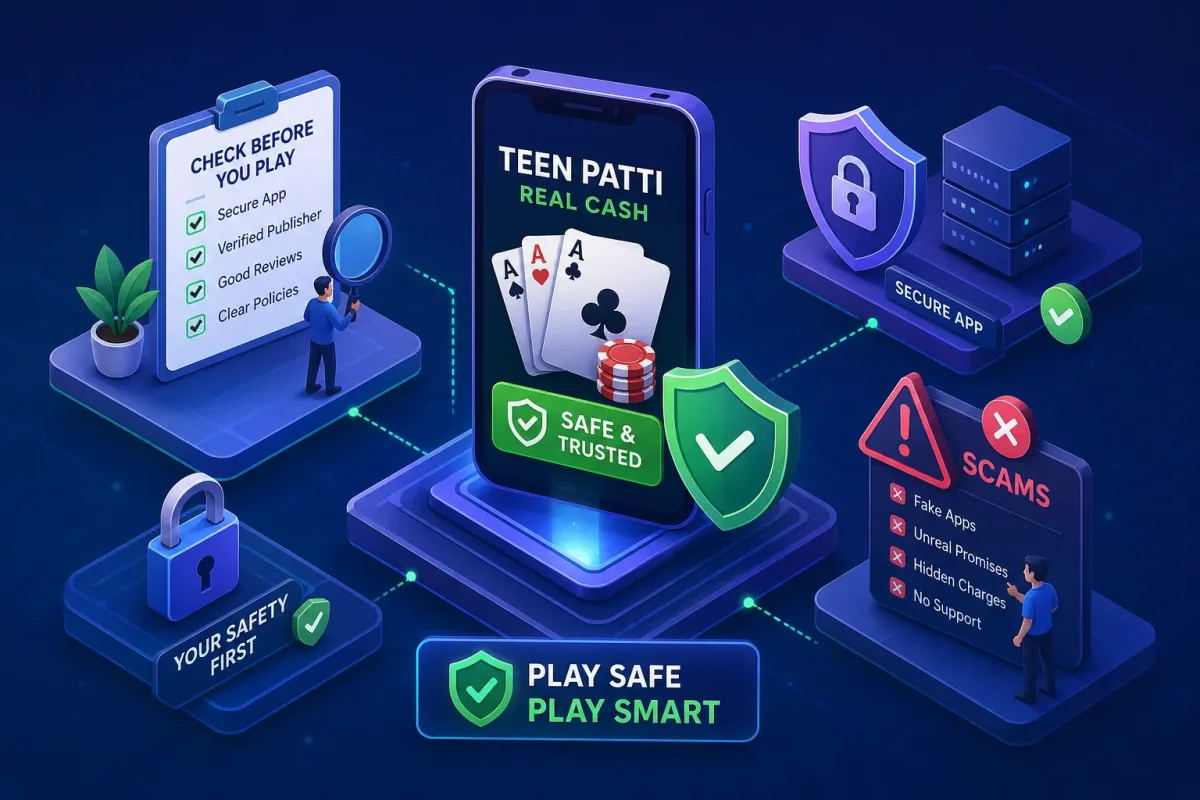 How to choose safe Teen Patti real cash apps on Android and avoid common scams